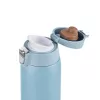 EMSA Light Mug 400 ml Blau Edelstahldeckel Polypropylen