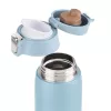 EMSA Light Mug 400 ml Blau Edelstahldeckel Polypropylen