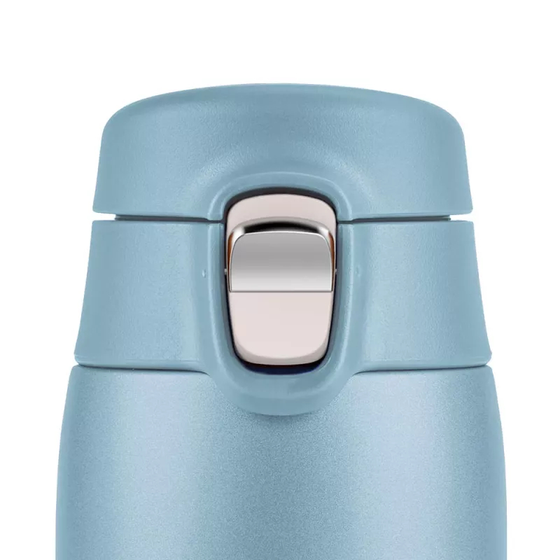 EMSA Light Mug 400 ml Blau Edelstahldeckel Polypropylen
