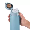 EMSA Light Mug 400 ml Blau Edelstahldeckel Polypropylen
