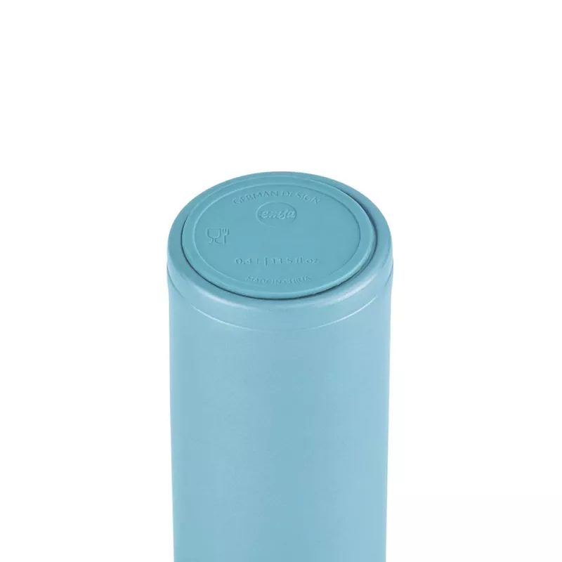 EMSA Light Mug 400 ml Blau Edelstahldeckel Polypropylen