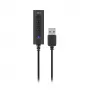 ACT AC9360 Audiokarte USB 3,5 mm Kopfhöreranschluss 4 Tasten