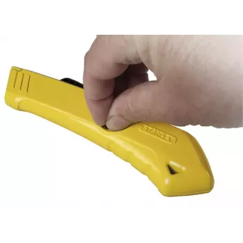 Cuttermesser Stanley STHT0-10193 Schwarz Edelstahl Gelb Rasierklinge 22 mm Breite 165 mm Länge