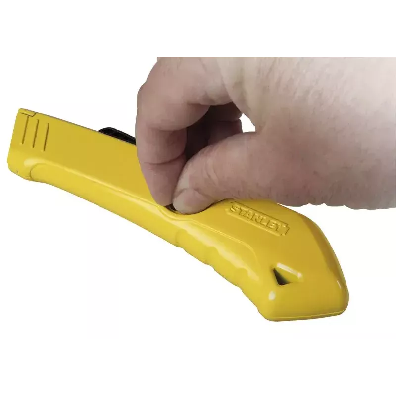 Cuttermesser Stanley STHT0-10193 Schwarz Edelstahl Gelb Rasierklinge 22 mm Breite 165 mm Länge