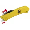 Cuttermesser Stanley STHT0-10193 Schwarz Edelstahl Gelb Rasierklinge 22 mm Breite 165 mm Länge