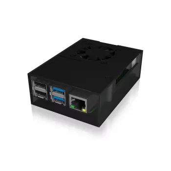 ICY BOX IB-RP108 Gehäuse Anthrazit, Schwarz