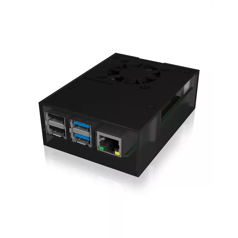 ICY BOX IB-RP108 Gehäuse Anthrazit, Schwarz