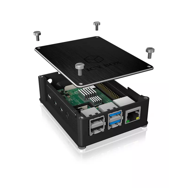ICY BOX IB-RP110 Gehäuse Schwarz
