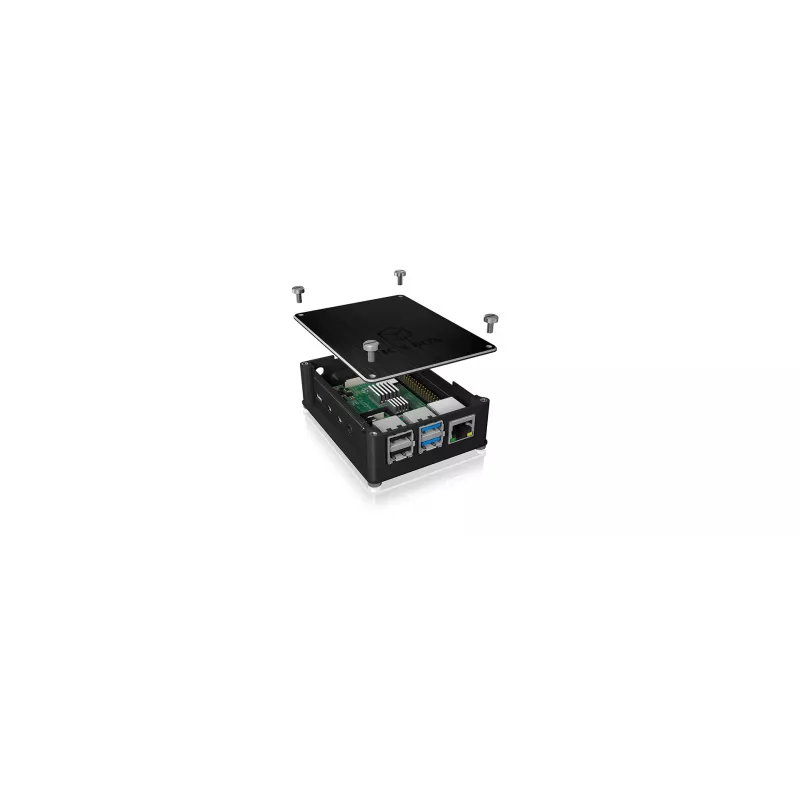 ICY BOX IB-RP110 Gehäuse Schwarz