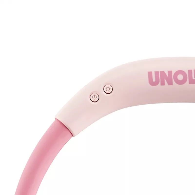 Unold Nackenventilator Breezy Pink, Pink, 2 Lüfter, 8 h, Nackenventilator, Weiß, 1 Stück