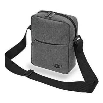Umhängetasche WEDO 59 350512 — Polyester grau Unisex Schulter-/Handtasche, Reißverschluss