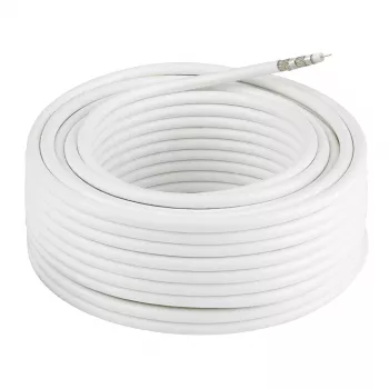 Koaxialkabel HAMA Classic Line 120 dB, 25 m, geschirmtes TV/Antennenkabel