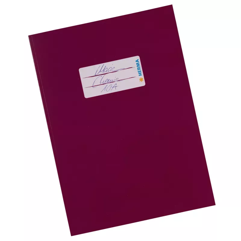 Zeitschriften-/Buchumschlag HERMA 19854 Burgund