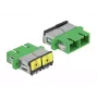 Glasfaser-Koppler DeLOCK 86892 SC Duplex Buchse auf SC Duplex Buchse, Grün