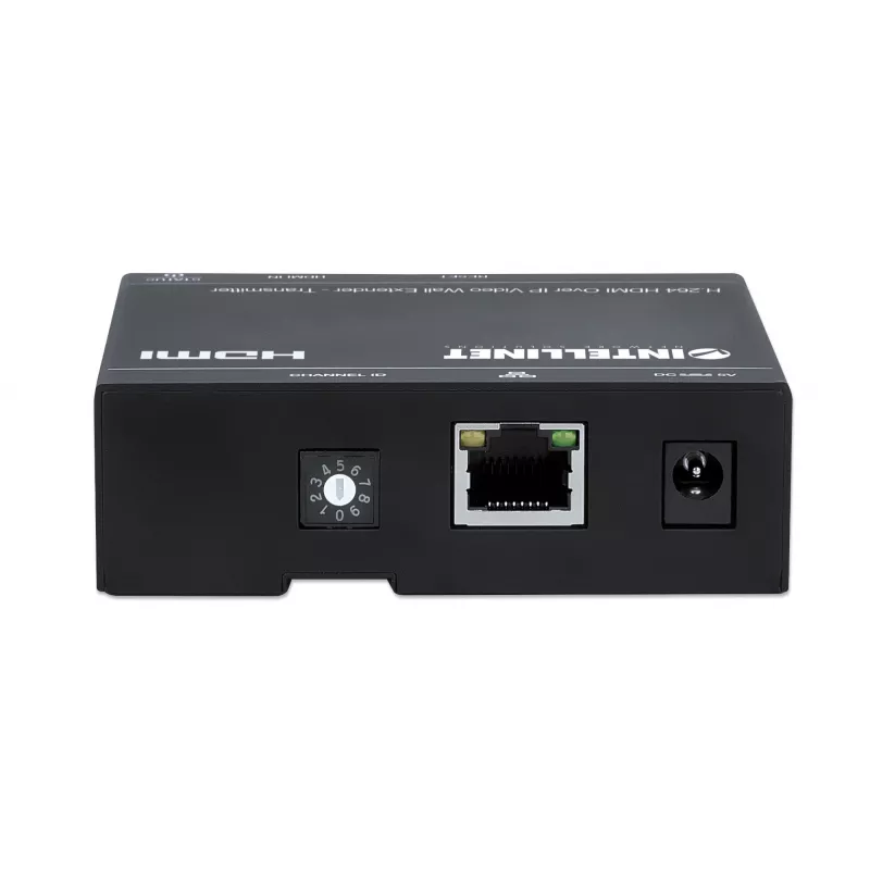 Intellinet H.264 HDMI Over IP Video Wall Extender - Transmitter Verteilt ein H.264-komprimiertes 1080p-HDMI-Signal über ein Netzwerk bis zu 500 m; Videowand, Unicast- und Multicast-Streaming; montierbar, schwarz