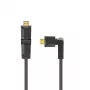Hama HDMI-Kabel 1,5 m Typ-A-Stecker auf Stecker 2.0b 18 Gbit/s Schwarz