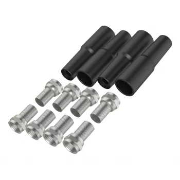 Hama Quad / Quadswitch-LNB Koaxial-Steckverbinder F-Typ 12 Stück