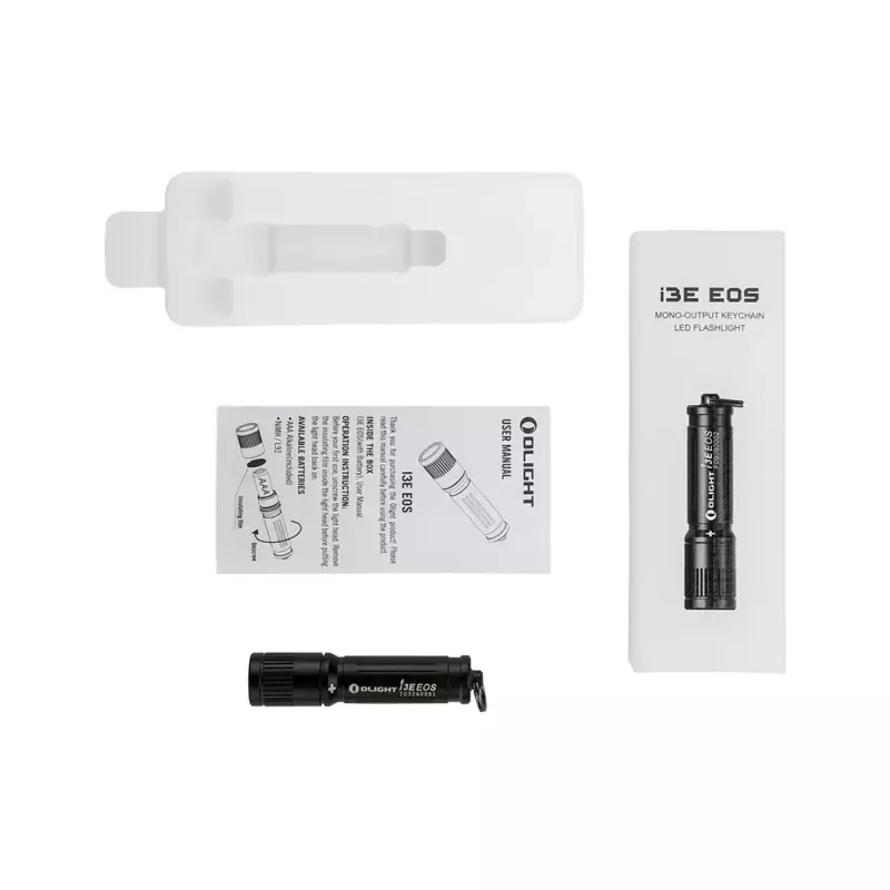 Handtaschenlampe Olight i3E Schwarz LED 90 lm IPX8 70 h