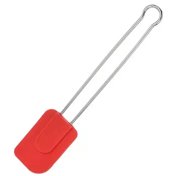 Silikon-Teigschaber Westmark 15462270 rote Silikonklinge Edelstahlgriff