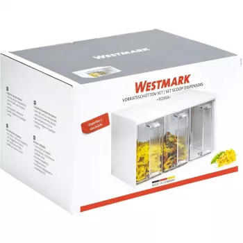 Spender Westmark Roma Rechteckig 3 L Transparent Weiß