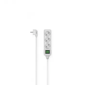 Hama 00223002 power extension 3 m 3 AC outlet(s) Indoor White