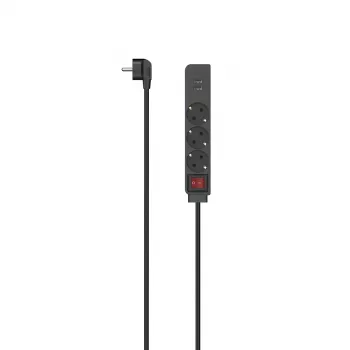 Hama 00223182 power extension 1.4 m 3 AC outlet(s) Indoor Schwarz