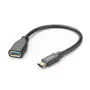Hama 00125105 USB-Kabel USB 3.2 Gen 1 (3.1 Gen 1) 0,15 m USB A USB C Schwarz