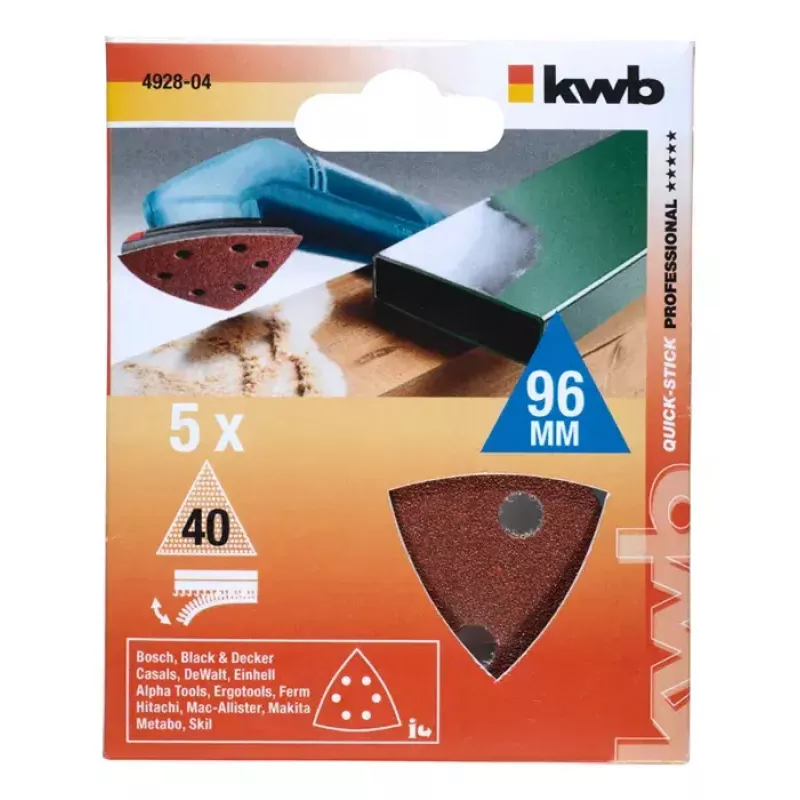 Schleifpad KWB 492804 5 Stück