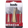Bohrer-Set KWB 525890 Schnellarbeitsstahl HSS 10mm Tiefe 155mm Höhe