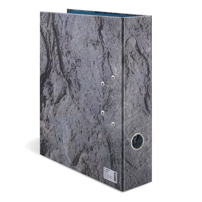 HERMA Stone Ringbuch A4 Grau Q-Ring Aufbewahrung 285x70x315mm