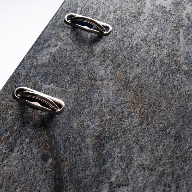 HERMA Stone Ringbuch A4 Grau Q-Ring Aufbewahrung 285x70x315mm