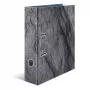 HERMA Stone Ringbuch A4 Grau Q-Ring Aufbewahrung 285x70x315mm