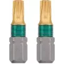 Schraubendreher-Bits KWB 124215 2 Stück Torx T15 25 mm Sechskant