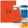 Labels HERMA Farbig A4 70x37 mm rot Papier matt 480 Stück