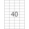 Selbstklebende Druckeretiketten HERMA Labels Premium A4 52,5x29,7 mm