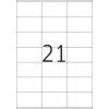 Labels HERMA Premium A4 70x42 mm weiß Papier matt 2100 Stück