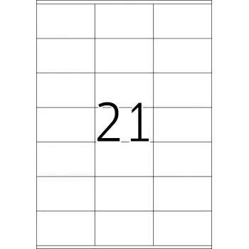 Labels HERMA Premium A4 70x42 mm weiß Papier matt 2100 Stück
