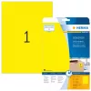 Selbstklebendes Druckeretikett HERMA Coloured Labels A4 210x297 mm gelb Papier matt 20 Stück