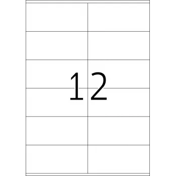 Selbstklebendes Druckeretikett HERMA Premium A4 105x48 mm 300 Stück