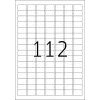Selbstklebendes Druckeretikett HERMA Labels Premium A4 25,4 x 16,9 mm