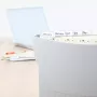 HERMA Registerreiter-Etiketten A4 45,7x16,9 mm weiß Movables 1600 Stück
