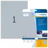 Selbstklebende Druckeretiketten HERMA Labels A4 210x297 mm silber Folie glänzend 25 Stück