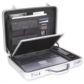 Aktenkoffer Alumaxx Mercato 45188 Silber