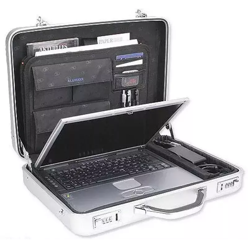 Aktenkoffer Alumaxx Mercato 45188 Silber