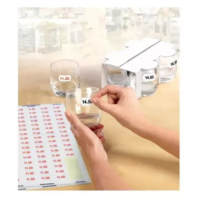 Selbstklebeetiketten AVERY L3410REV-25 Wiederablösbar Weiß 2550 Stück