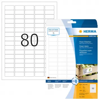 Selbstklebendes Druckeretikett HERMA 10901