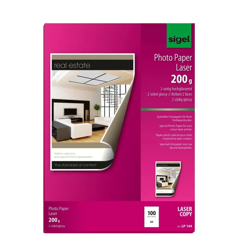 Fotopapier glänzend Sigel LP144 A4 200g/m²