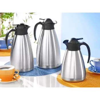 Isolierflasche Esmeyer THERMOART 1 L Schwarz Edelstahl