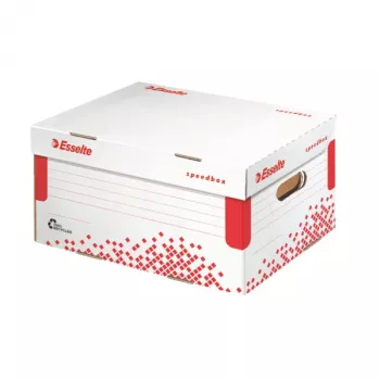 Esselte Archivcontainer Speedbox FSC® A4, Rot, Weiß, A4, 290 g, 252 x 355 x 193 mm
