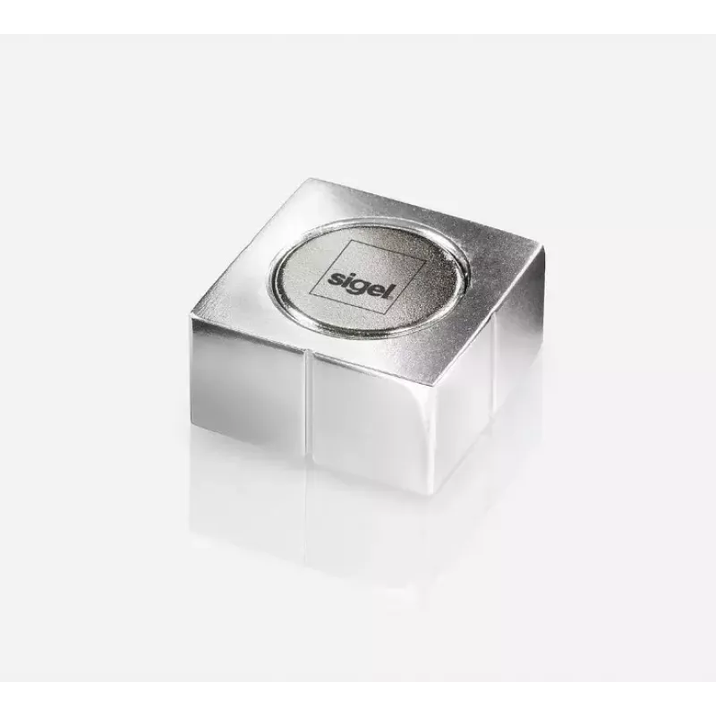 Kühlschrankmagnet Sigel C10 Aluminium Silber 1 Stück